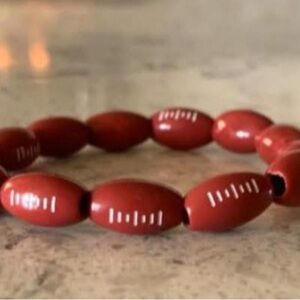 Elegant Red Beaded Bracelet